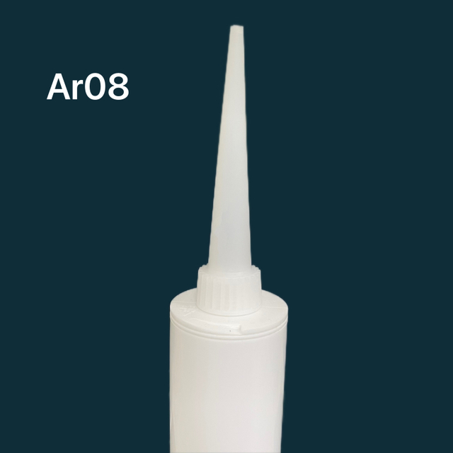 270ml HDPE Glass Adhesive Packaging Plastic Cartridge สำหรับ Silicone Sealant สำหรับการก่อสร้าง