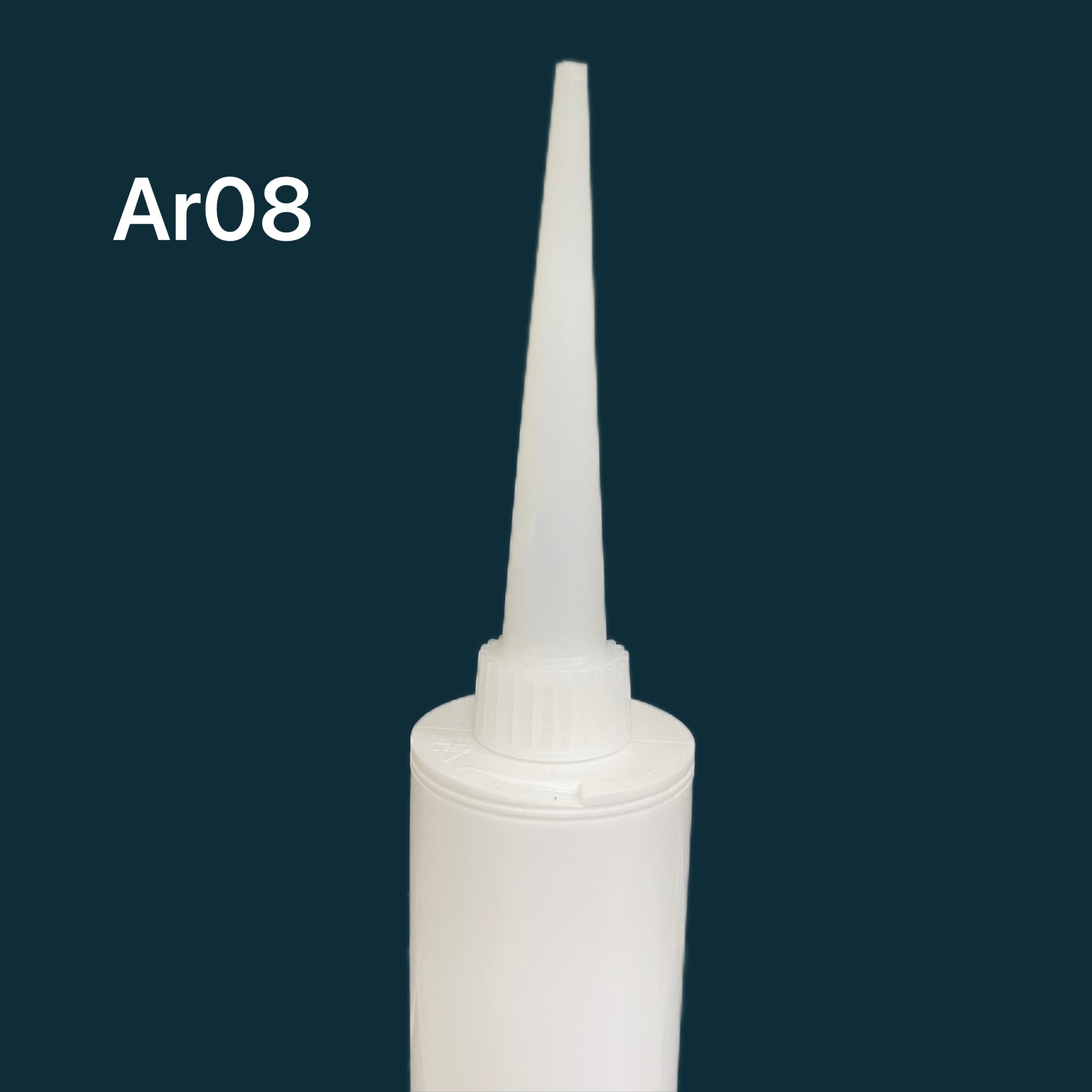 270ml HDPE Glass Adhesive Packaging Plastic Cartridge สำหรับ Silicone Sealant สำหรับการก่อสร้าง