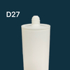 300ml HDPE Silicone Sealant บรรจุภัณฑ์พลาสติกคาร์ทริดจ์สำหรับการก่อสร้าง 