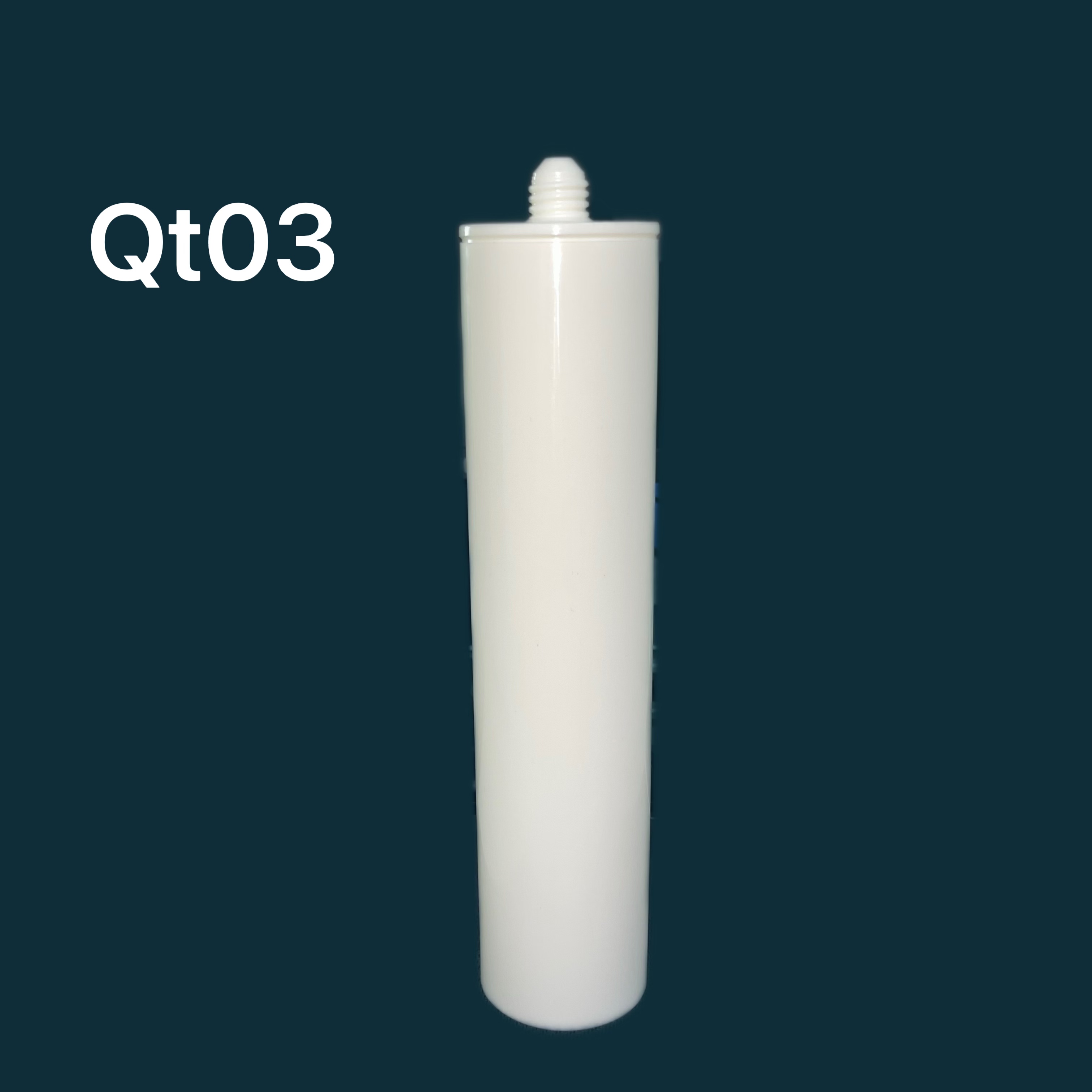 10.5oz HDPE Glass Gashing Packaging Plastic Cartridge สำหรับซีลซิลิโคนสำหรับการก่อสร้าง