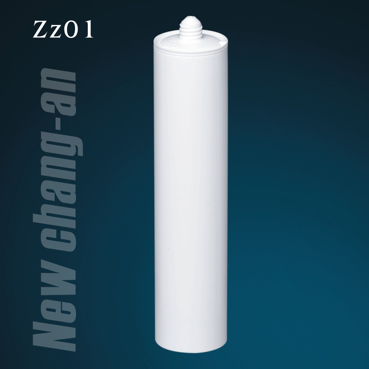 250ml HDPE กาวพลาสติกคาร์ทริดจ์สำหรับยาแนวซิลิโคน
