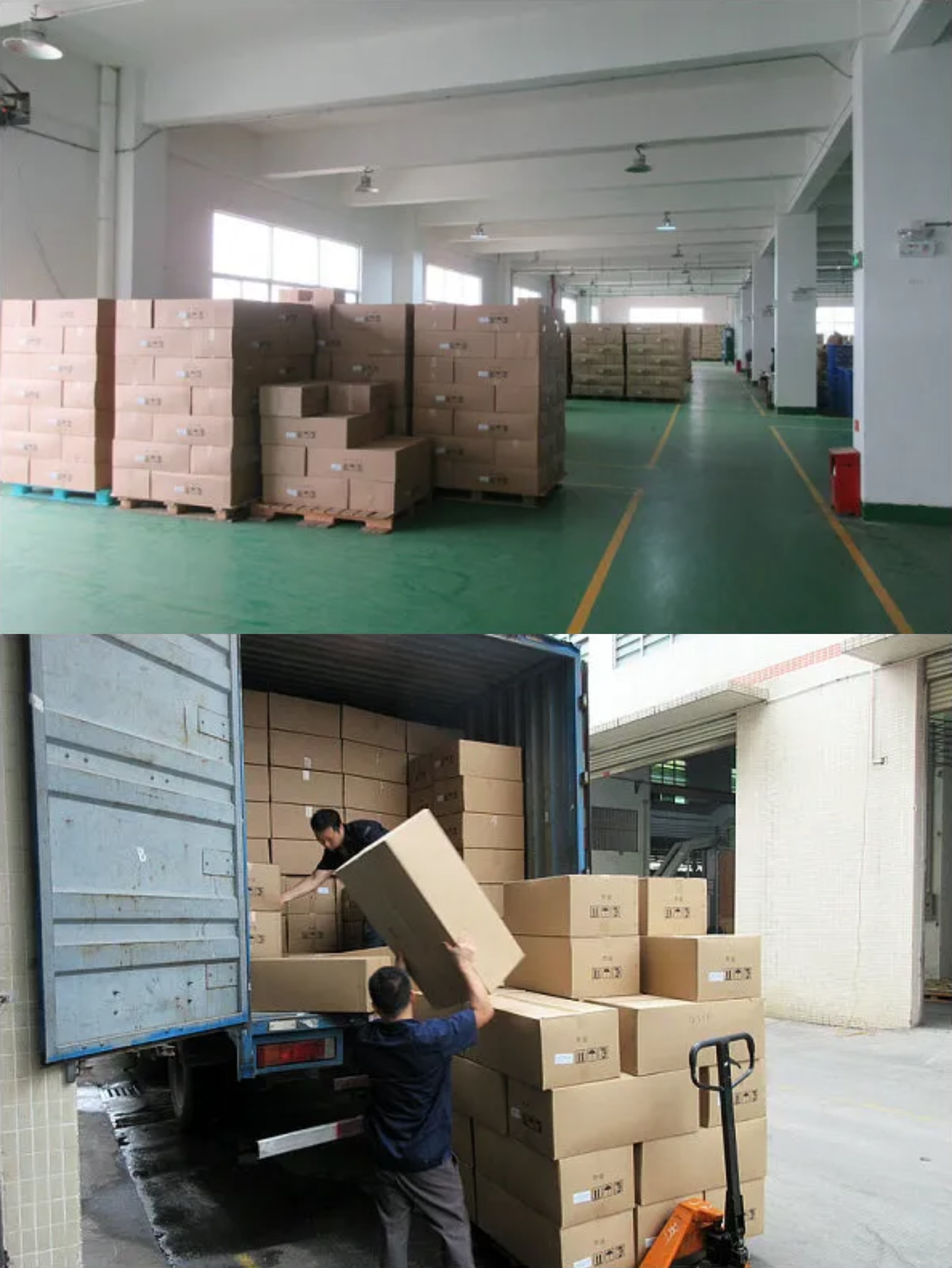 การบรรจุและการจัดส่ง