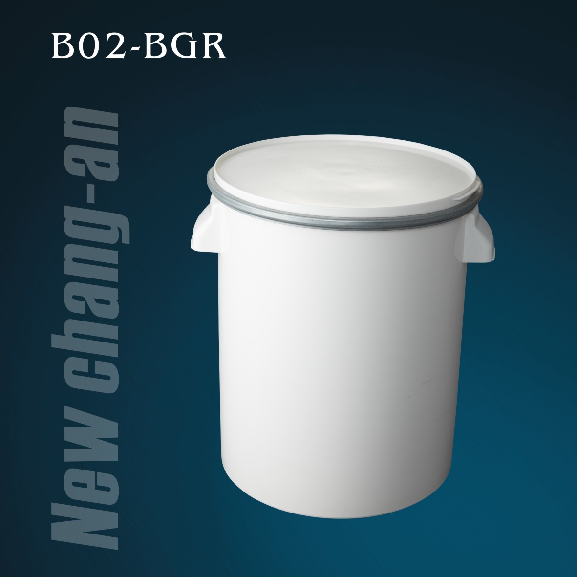Food Grade 20L 5GALLON ถังพลาสติกที่มีฝาปิดและที่จับสำหรับ Silicone Vealant