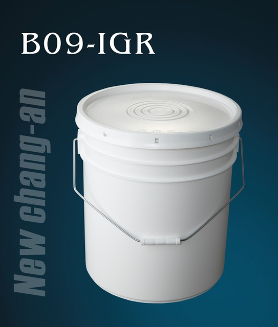 20L พลาสติกพลาสติกหนัก B09-IGR พร้อมฝาและที่จับสำหรับกาวก่อสร้าง