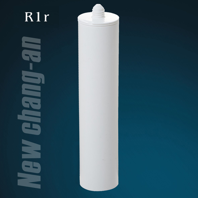 270ml HDPE สีขาวคาร์ทริดจ์พลาสติกสำหรับซีลซิลิโคน