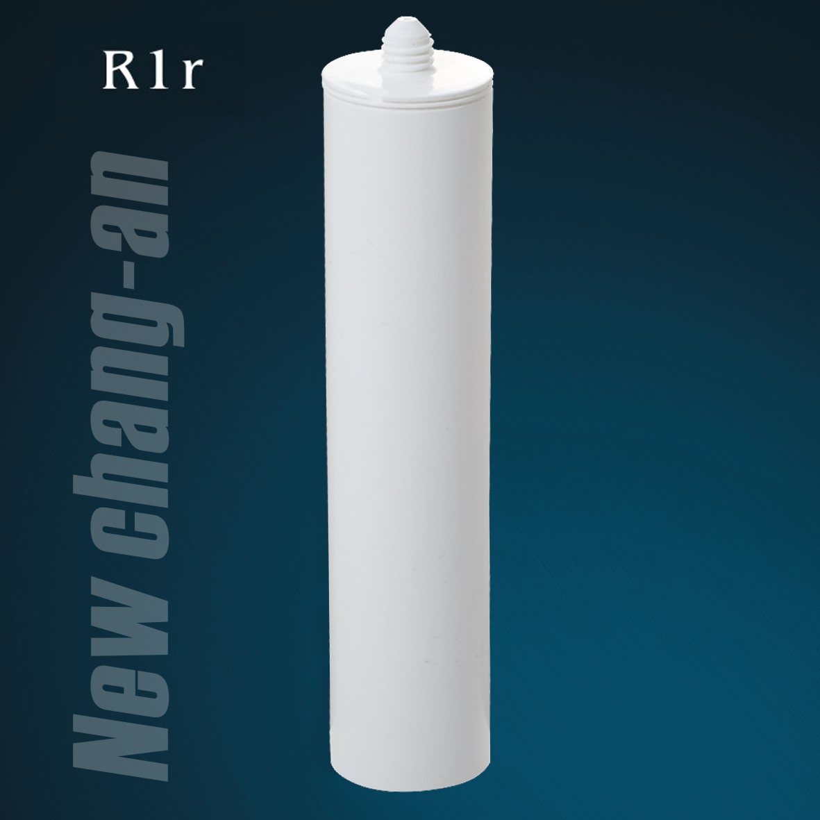270ml HDPE สีขาวคาร์ทริดจ์พลาสติกสำหรับซีลซิลิโคน