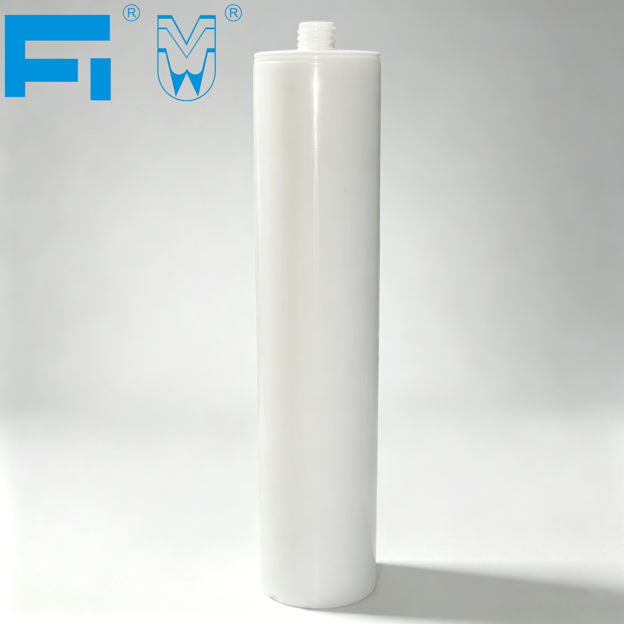 ตลับพลาสติกบรรจุภัณฑ์กาวแก้ว HDPE ขนาด 300 มล. ใช้งานได้หลากหลายสำหรับกาวซิลิโคนสำหรับอุตสาหกรรม