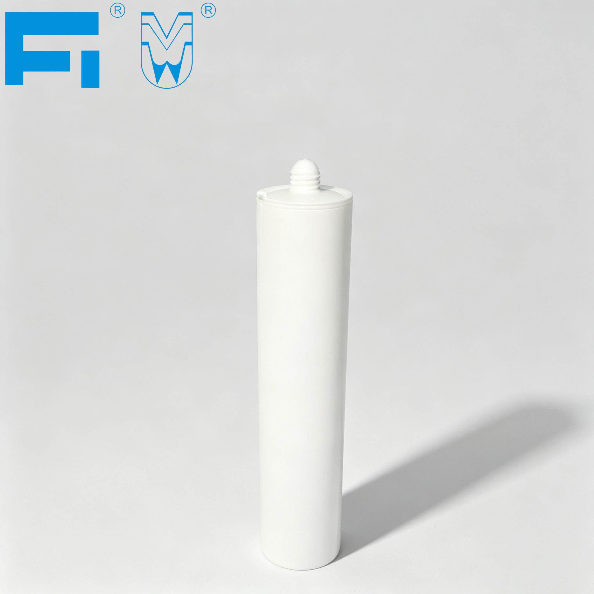 ทนต่อสารเคมี 270 มล. ใช้ในอุตสาหกรรม HDPE ตลับพลาสติกบรรจุภัณฑ์กาวสำหรับอุดรูรั่วและซีล
