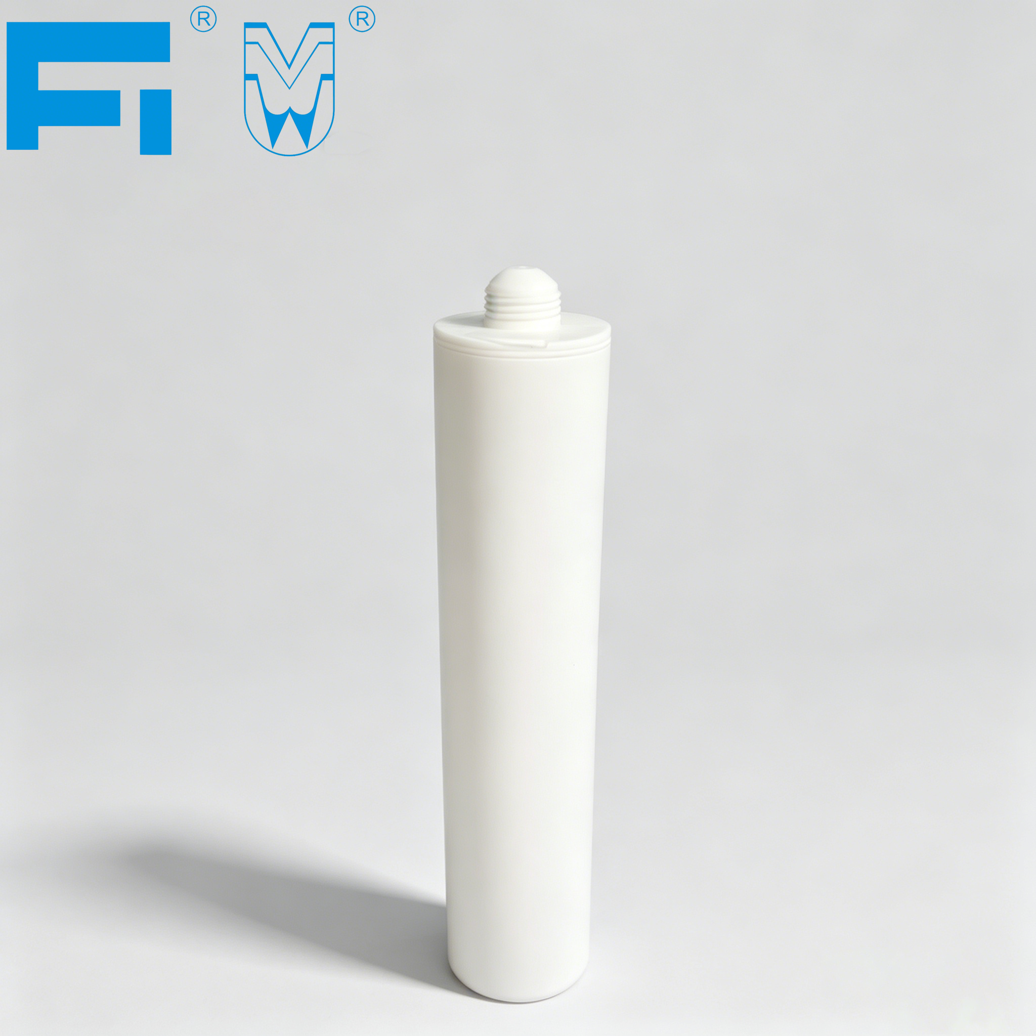 ตลับพลาสติกบรรจุภัณฑ์กาว HDPE พิมพ์แบบกำหนดเองขนาด 270 มล. สำหรับกาวใช้ในอุตสาหกรรมสำหรับกาวและซีลงานก่อสร้าง